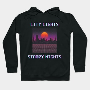 New York City Classic City Lights Starry Nights Hoodie